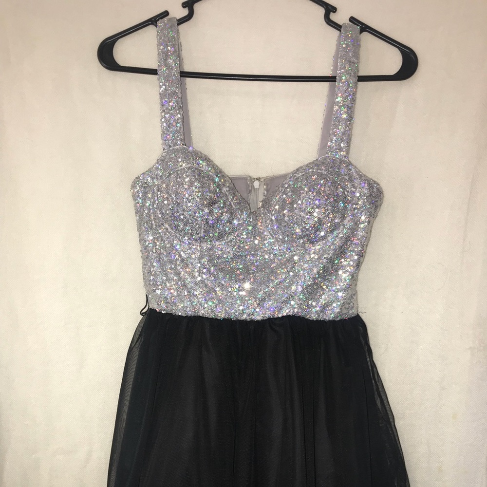 As U Wish Fit & Flare Sequence Dress